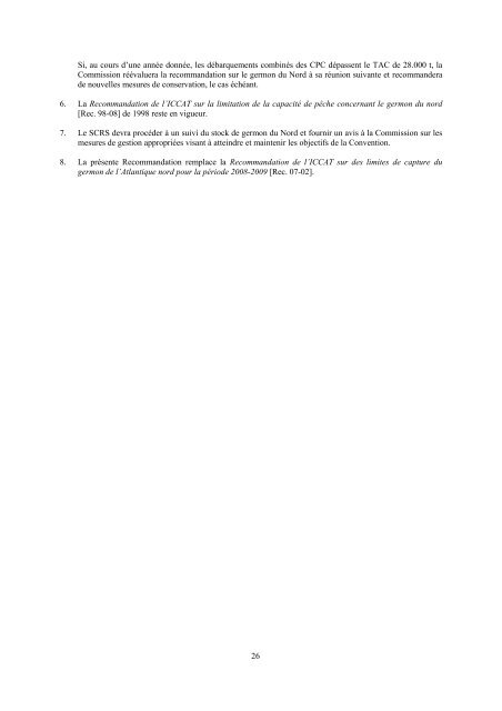 2013 recueil de recommandations de gestion et rÃ©solutions ... - Iccat