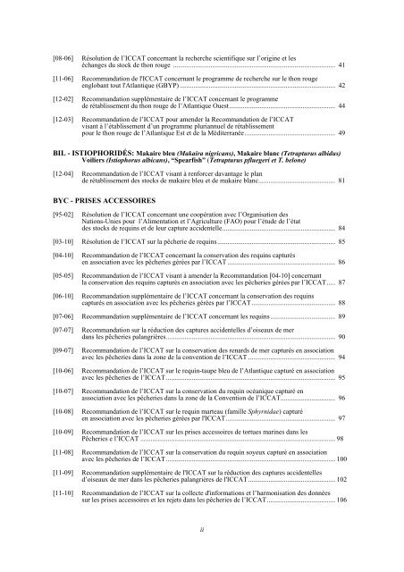 2013 recueil de recommandations de gestion et rÃ©solutions ... - Iccat