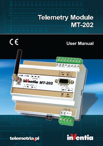 Telemetry Module MT-202 User's Manual