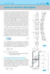 Calcolo dei calastrelli e delle diagonali - Sei