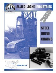 Drive Chain Brochure-8/05 - Allied Locke