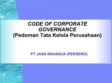 code of cg - PT. Jasa Raharja