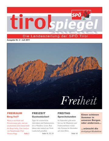 themenspiegel - SPÖ Tirol