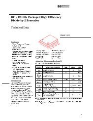 DC - 12 GHz Packaged High Efficiency Divide-by-2 Prescaler ...