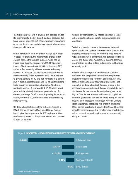 The economics of IPTV - Roland Berger Strategy Consultants