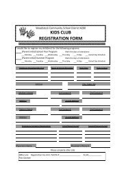 registration form xls 2011 - Kids Club