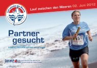 STAFFELLAUF VON HUSUM NACH DAMP - Lauf zwischen den ...