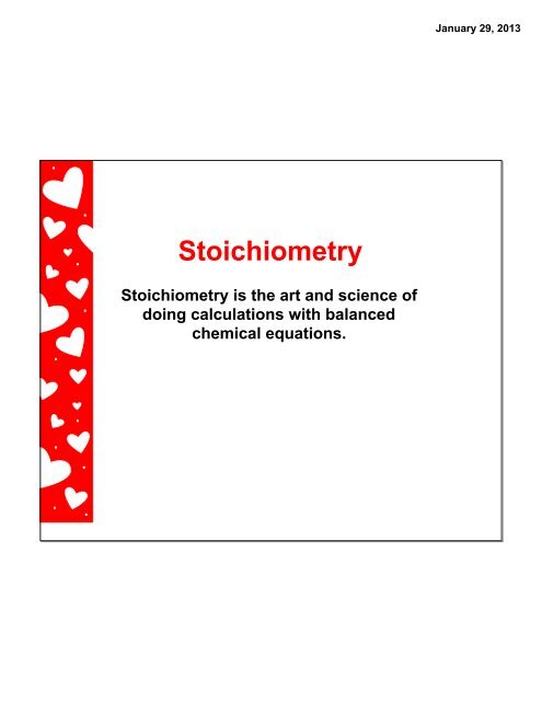 01-29-13 Stoichiometry Introduction Notes ACh.pdf - Whitnall High ...
