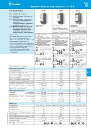 Seria 83 - Relee de timp modulare 12 - 16 A ... - Accedi a G-Finder