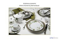 Artedona presents: Arbre d'Orient by Bernardaud