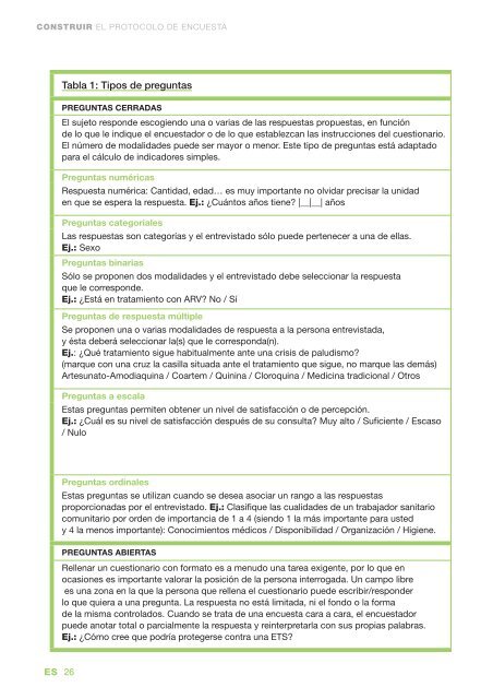 Recogida de datos MÃ©todos cuantitativos - MÃ©decins du Monde