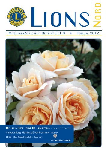 LIONS NORD Ausgabe Februar 2012 - zur Mitgliederzeitschrift ...