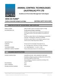 DEN-CO-FUME Â® Carbon Monoxide Fumigant Cartridge MSDS