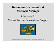 Managerial Economics & Business Strategy Chapter 2