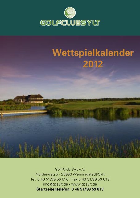 golfhopping auf sylt ab 160 euro - Golf-Club Sylt