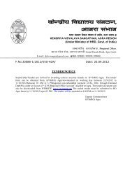 Tender Notice for Security of KVS RO AGRA - Kendriya Vidyalaya ...