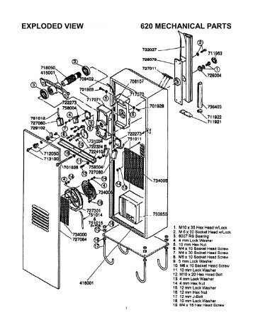 FAAC-620-640 Exploded View