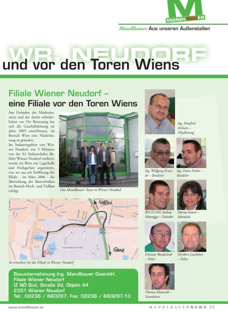 Mandlbauer News 09 - Mandlbauer Bau GmbH