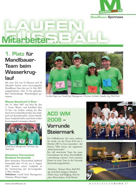 Mandlbauer News 09 - Mandlbauer Bau GmbH