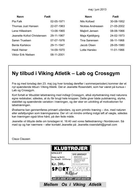 Mellem Os maj 13 - Viking Atletik