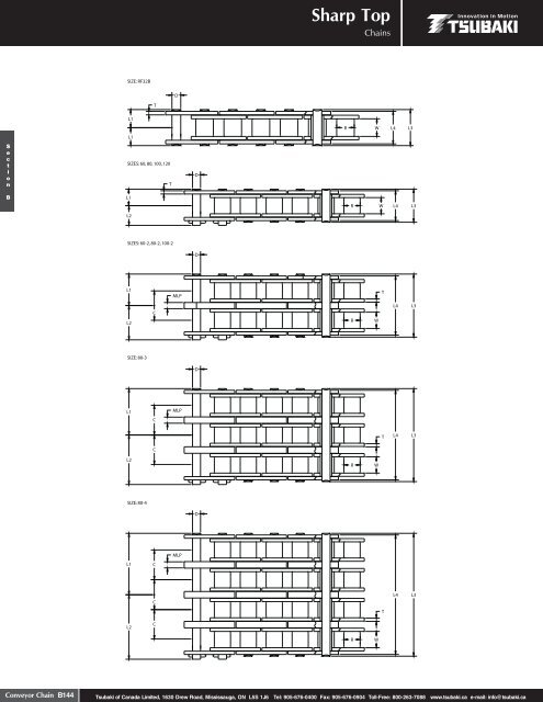 Conveyor Chain - Tsubaki