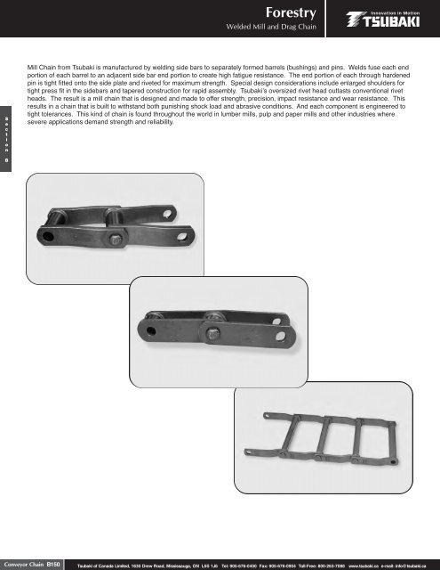 Conveyor Chain - Tsubaki