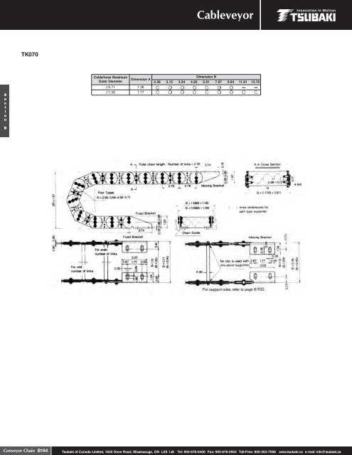 Conveyor Chain - Tsubaki