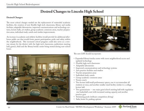 Lincoln High School Redevelopment - Portland State University