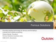 Ferrous Solutions - Outotec