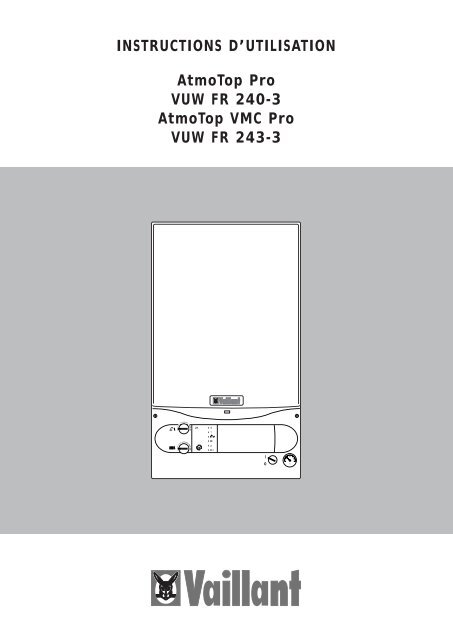 vuw-fr-240-243-3_notice-utilisation - Vaillant