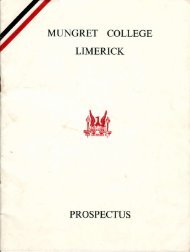 PROSPECTUS - Mungret College Past Pupils' Union