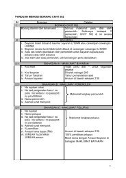 panduan mengisi borang ckht 1a