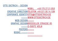 OTTO DIETRICH - DESIGN CREATIVE DIRECTION CORPORATE ...