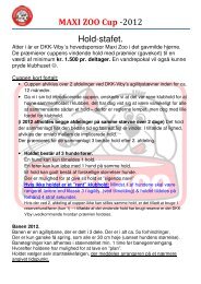 Maxi Zoo Cup regler - DKK Viby
