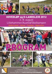 program - Norges orienteringsforbund