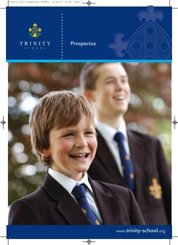 school prospectus - Trinity School