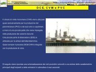 Dicloroetano, CVM e Polivinilcloruro - Assessorato alle Politiche ...