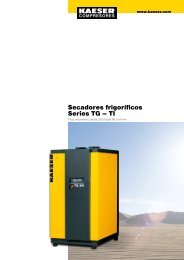 Secadores frigorÃ­ficos Series TG â TI - Kaeser - Kaeser Kompressoren