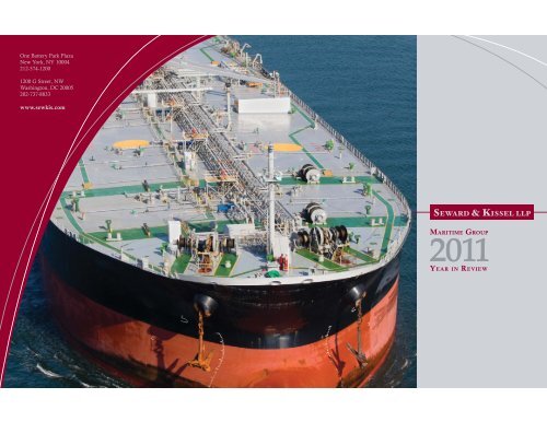 Maritime Group 2011 Year in Review - Seward and Kissel