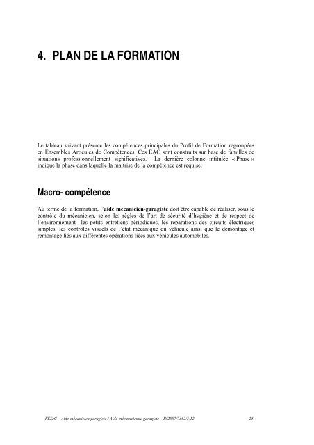 Enseignement spÃ©cialisÃ© Forme 3 Phase 1 : Industrie ... - SeGEC