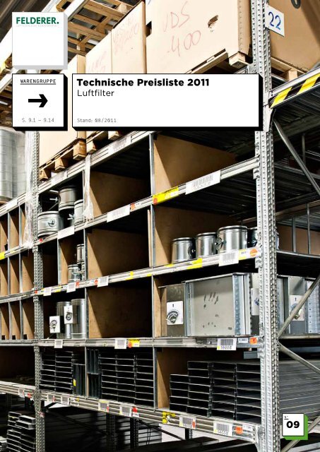 09 Technische Preisliste 2011 - Felderer