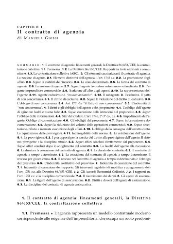 Il contratto di agenzia - Shop WKI