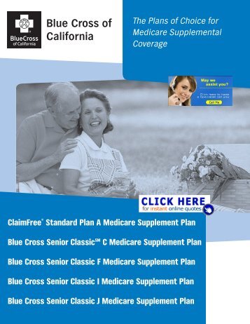 Senior Classic C, F, I and J plans brochure - Health Insurance