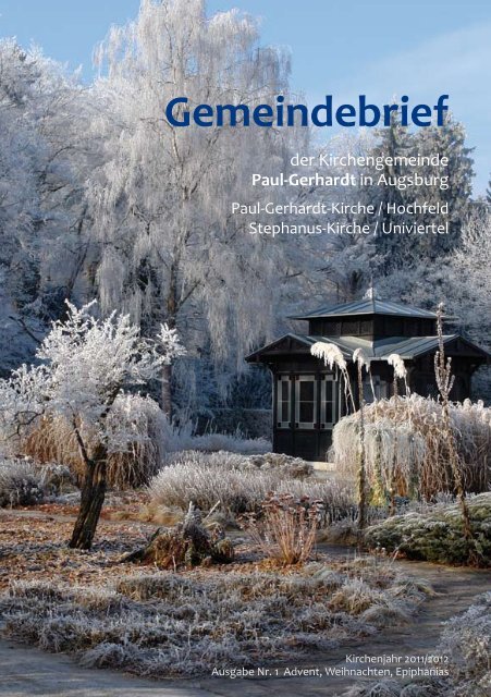 Gemeindebrief - Kirchengemeinde • Paul-Gerhardt