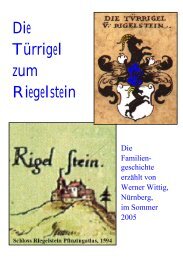 Die Türrigel zum Riegelstein Roman - Werner Wittig