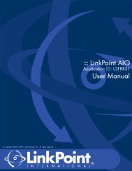 LinkPoint AIO User Manual Download PDF – 1 MB - First Data