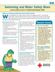 Newsletters to Parents - Learn-to-Swim Level 2 - Jefferson College