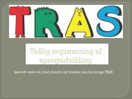 TRAS metode til tidlig sprogudvikling