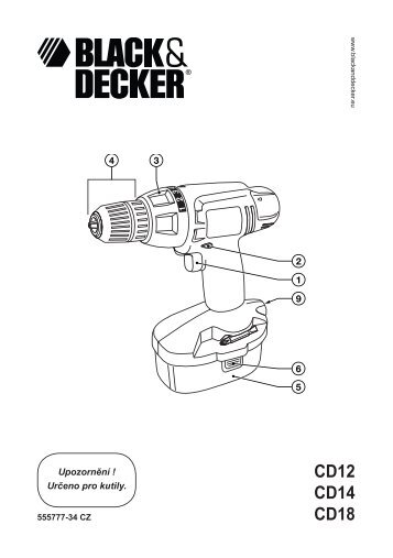 CD12 CD14 CD18 - Black & Decker