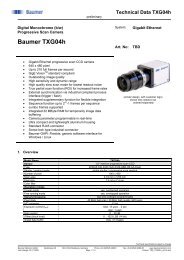 Baumer TXG04h - Site ftp Elvitec